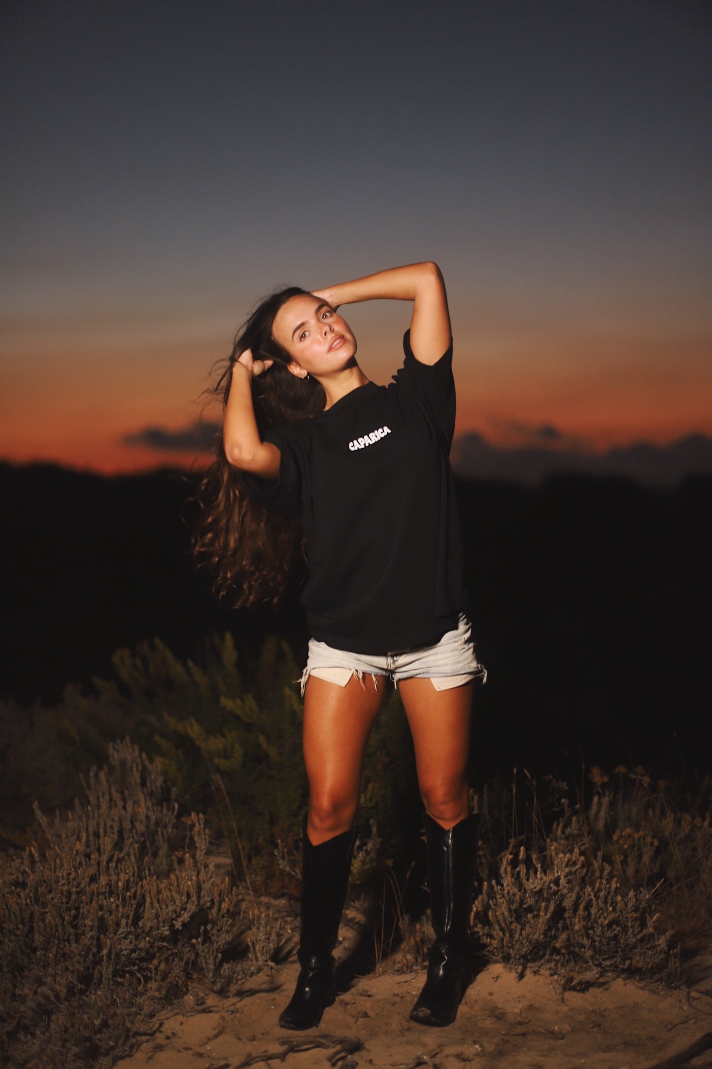 TEE "FIRST FEEL" BLACK